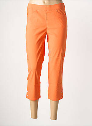 Pantalon 7/8 talie elastică portocalie STARK femeie