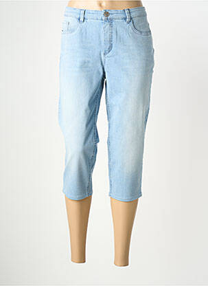Pantalon trei sferturi buzunare albastru STARK femeie