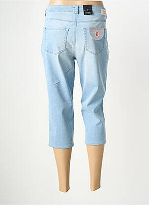 Pantalon trei sferturi buzunare albastru STARK femeie
