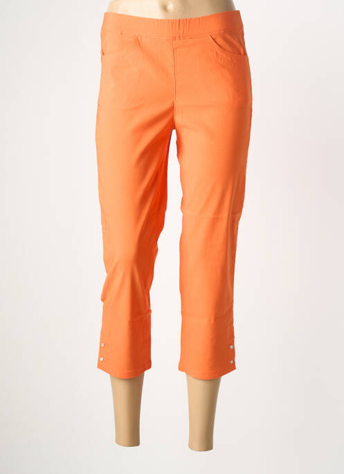 Pantalon 7/8 talie elastică portocaliu STARK femme