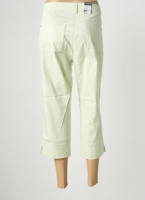 Pantalon trei sferturi subțire verde ZERRES femme