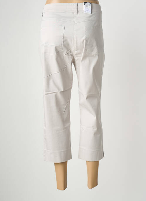 Pantalon trei sferturi subțire gri ZERRES femme