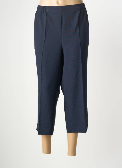 Pantalon trei sferturi croială dreaptă albastru STARK femme
