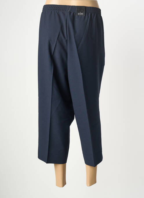 Pantalon trei sferturi croială dreaptă albastru STARK femme