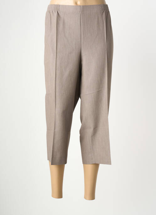 Pantalon trei sferturi croială dreaptă gri STARK femme