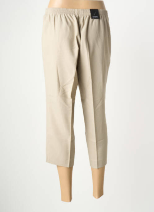 Pantalon trei sferturi croială dreaptă bej STARK femme