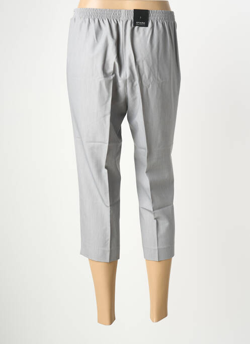Pantalon trei sferturi croială dreaptă gri deschis STARK femme