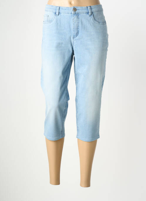 Pantalon trei sferturi buzunare albastru STARK femme