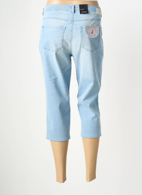 Pantalon trei sferturi buzunare albastru STARK femme