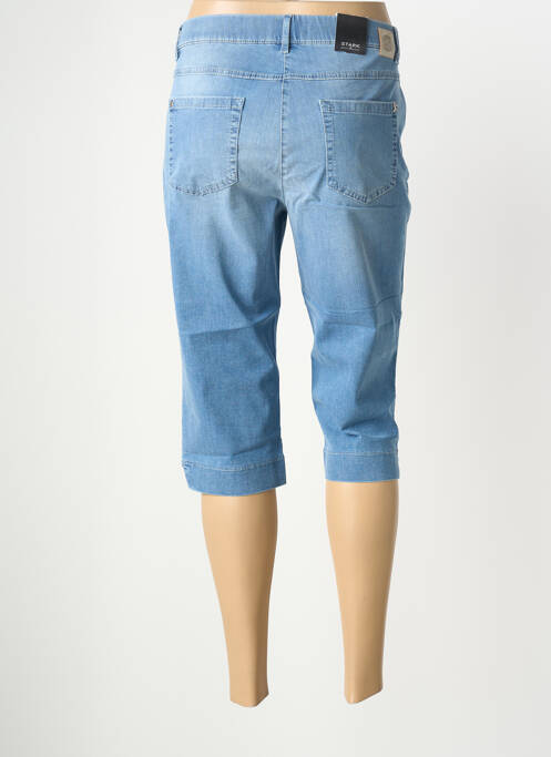 Pantalon trei sferturi buzunare albastru STARK femme