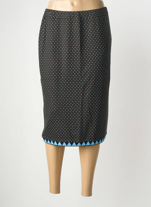 Fustă midi talie elastică negru EUGEN KLEIN femme