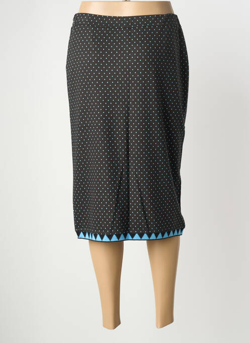 Fustă midi talie elastică negru EUGEN KLEIN femme