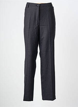 Pantalon drept talie cu cleme mărime normală negru GARDEUR femeie