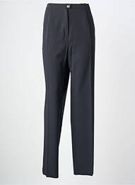 Pantalon drept țesătură crep mărime normală negru KARTING femme