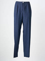Pantalon slim talie elastică mărime normală albastru KARTING femme