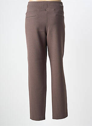 Pantalon slim elasticitate mărime normală maro DIVAS femeie