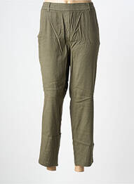 Pantalon 7/8 talie elastică mărime normală verde GARDEUR femme