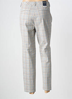 Pantalon 7/8 talie cu cleme mărime normală albastru ATELIER GARDEUR femeie