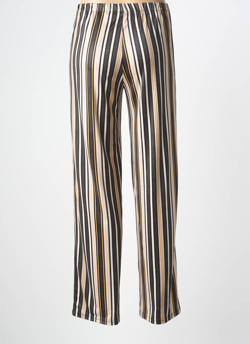 Pantalon drept elasticitate mărime normală negru TELMAIL femme