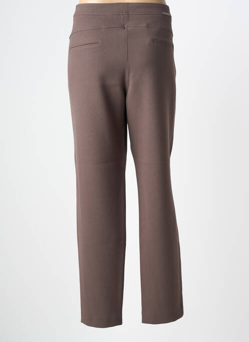 Pantalon slim elasticitate mărime normală maro DIVAS femme