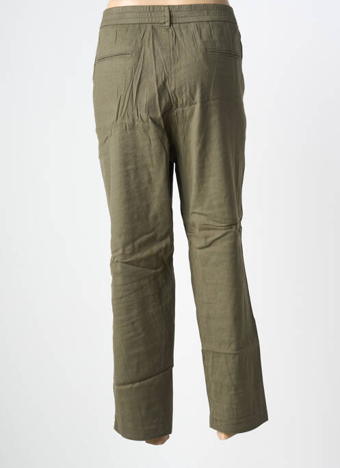Pantalon 7/8 talie elastică mărime normală verde GARDEUR femme