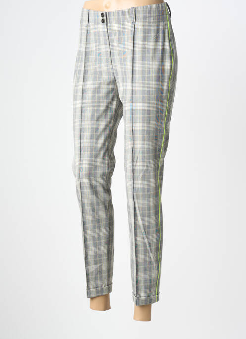 Pantalon 7/8 talie elastică mărime normală gri BIANCA femme