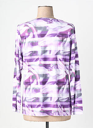 Top țesătură jersey mâneci lungi violet RABE femeie