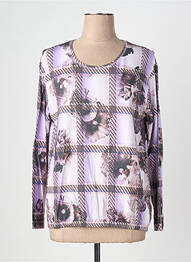 Top țesătură jersey mâneci lungi violet RABE femme