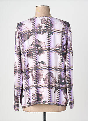 Top țesătură jersey mâneci lungi violet RABE femeie