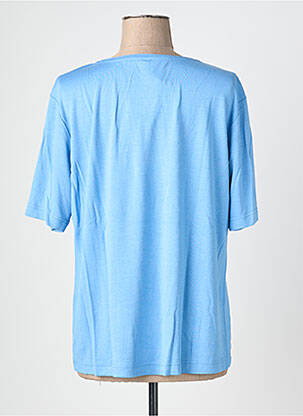 Tricou elasticitate mâneci scurte albastru RABE femeie