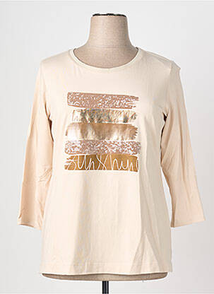 Tricou mâneci lungi mâneci lungi bej LE COMTE femeie