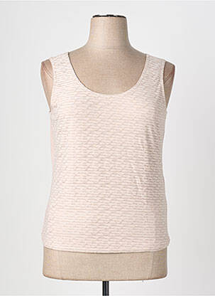 Top țesătură jersey fără mâneci bej JOSEPH RIBKOFF femme