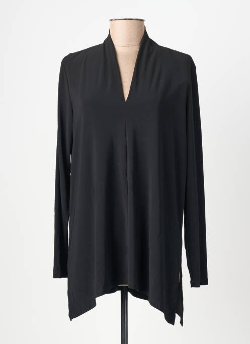 Tunică mâneci lungi țesătură crep negru JOSEPH RIBKOFF femme