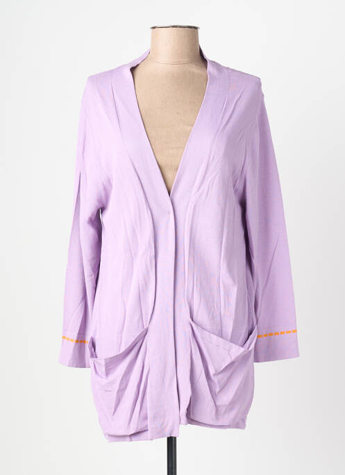 Jachete casual croială dreaptă violet SCORZZO femme