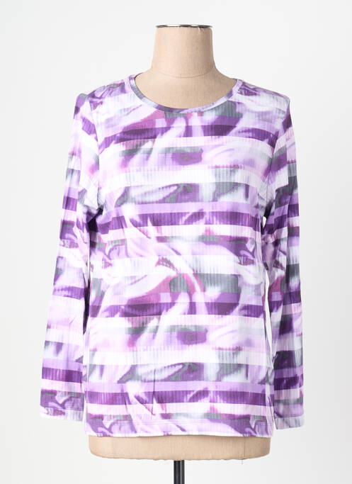 Top țesătură jersey mâneci lungi violet RABE femme