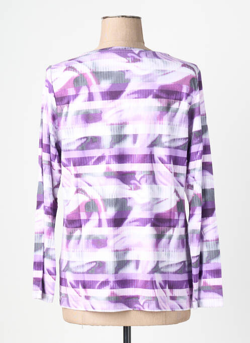Top țesătură jersey mâneci lungi violet RABE femme