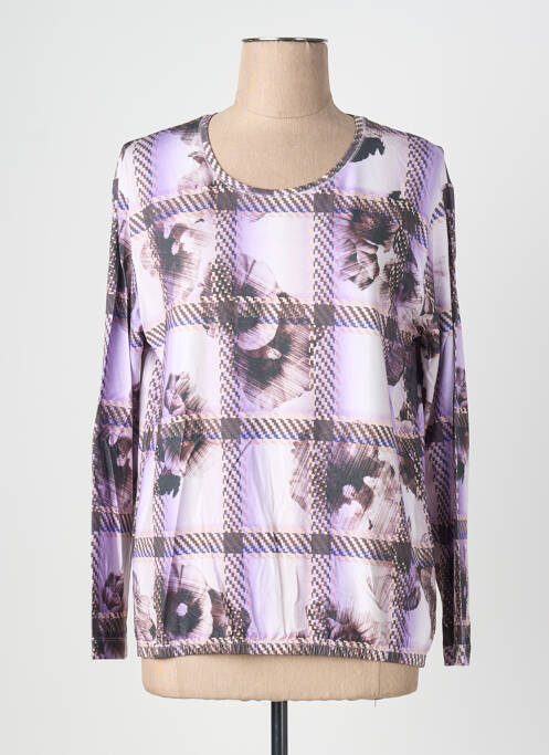 Top țesătură jersey mâneci lungi violet RABE femme