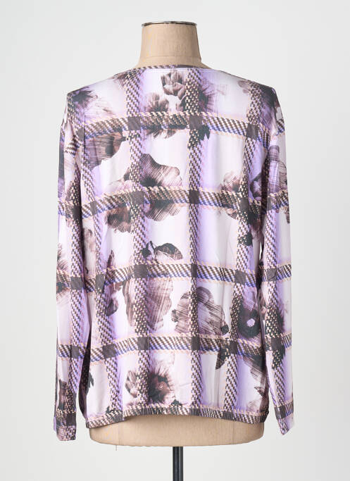 Top țesătură jersey mâneci lungi violet RABE femme