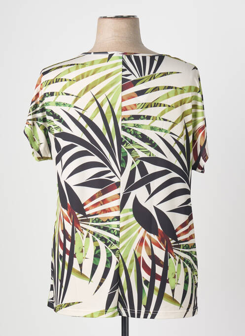 Tricou imprimeu fantezie mâneci scurte verde TELMAIL femme