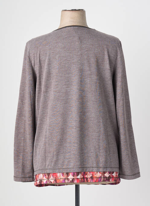 Top elasticitate mâneci lungi gri THALASSA femme