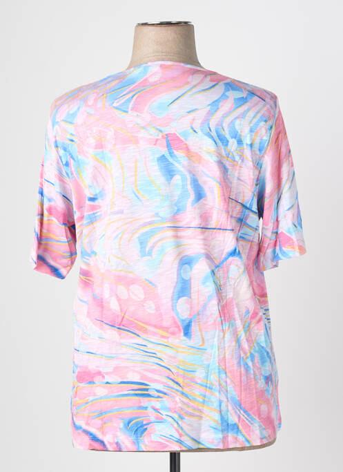 Tricou imprimeu fantezie mâneci scurte roz RABE femme