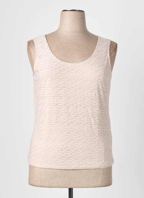 Top țesătură jersey fără mâneci bej JOSEPH RIBKOFF femme