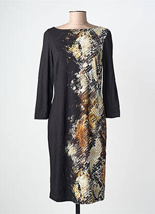 Rochie midi mâneci 3/4 mâneci 3/4 negru JOSEPH RIBKOFF femeie
