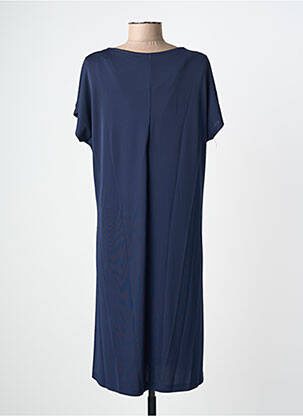 Rochie midi mâneci scurte mâneci scurte albastru TINTA STYLE femeie