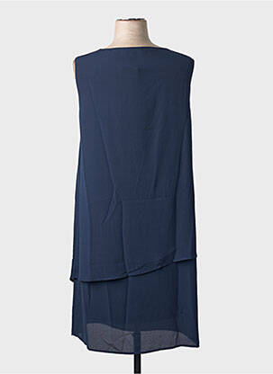 Rochie midi croială fluidă fără mâneci albastru BARILOCHE femeie