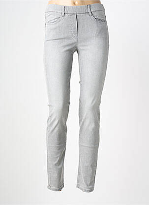 Jegging țesătură denim mărime normală gri STARK femeie