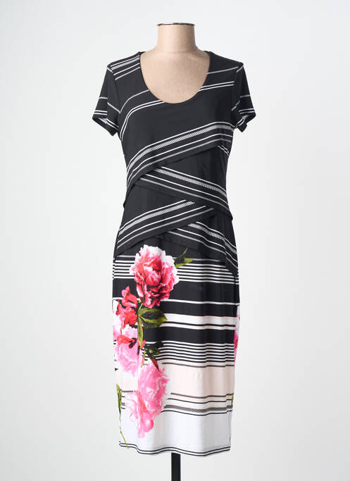 Rochie midi mâneci scurte mâneci scurte negru JOSEPH RIBKOFF femme