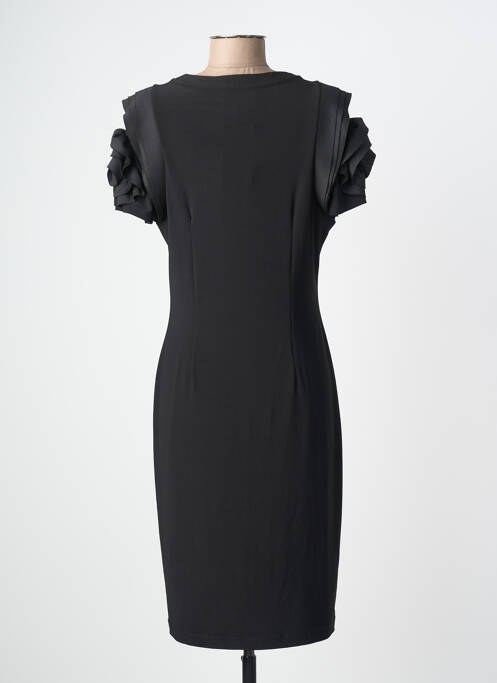 Rochie midi mâneci scurte mâneci scurte negru FRANK LYMAN femme