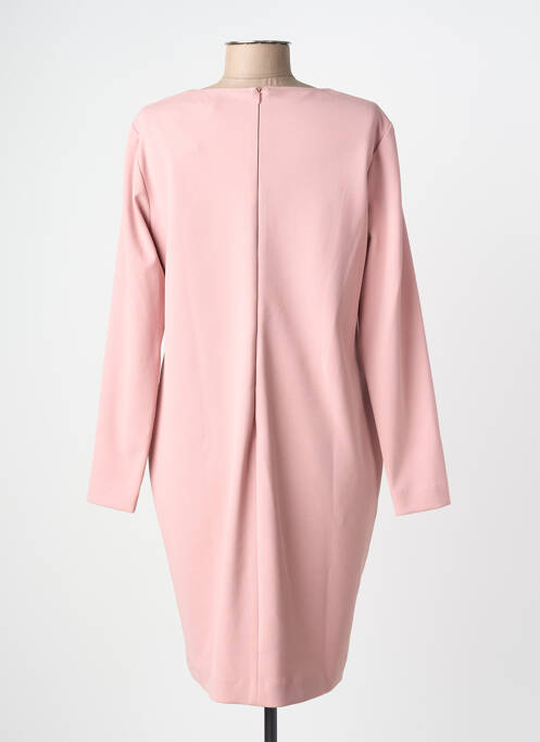 Rochie scurtă închidere cu fermoar la spate mâneci lungi roz DIVAS femme