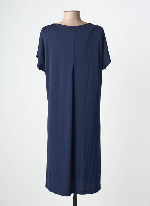 Rochie midi mâneci scurte mâneci scurte albastru TINTA STYLE femme